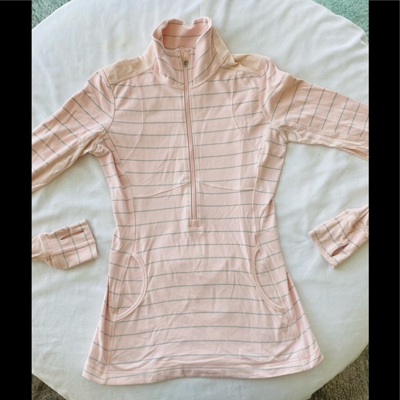 lululemon athletica Tops - Lululemon pink and grey long sleeved top